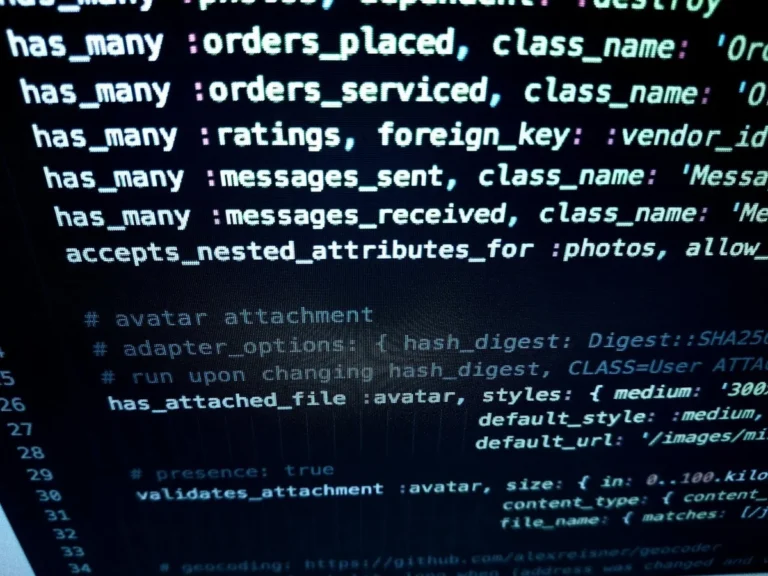 Cómo usar pensamiento extendido y Opus en Claude: tutorial p... — Close-up image featuring detailed programming code on a computer screen, ideal f